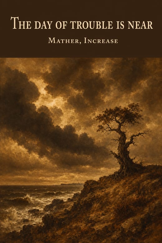 Cover of The day of trouble is near